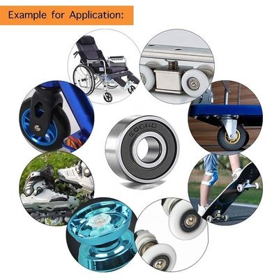 Hochgeschwindigkeitsballlager mit tiefer Rille OEM-Service 6200 10 40 mm mit Chromstahl GCR15