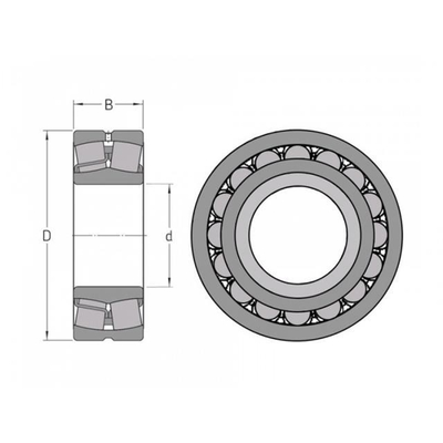22230 Kugelwalzlager 22320MB W33 22230CC 22230CAK 22230MA OFFEN für den Bergbau
