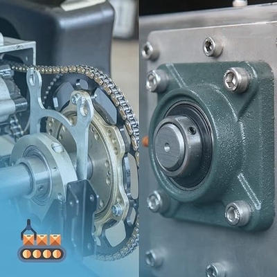 Dauerhaftes Kissenblocklager UCF208 mit Gusseisengehäuse HT200