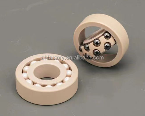 Tiefgeschleifte Kugelstruktur Vollkeramiklager 608 für geringe Wartungsanforderungen