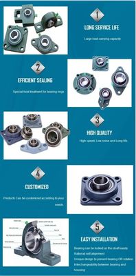 Präzisionsbewertung P5 Kissenblocklager KP004 für Lagerhalter aus Chromstahl GCR15