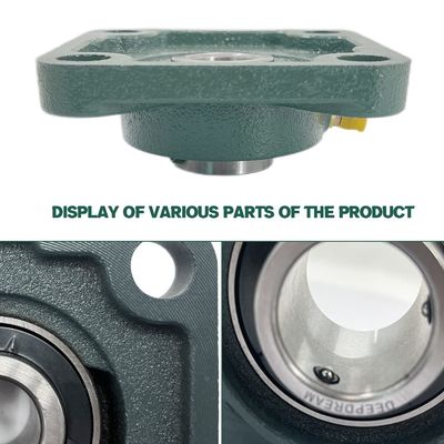 35 mm Innenquadrat 4-Schrauben-Flangen-Kissen-Blocklager UCF207 für Einsatzlager