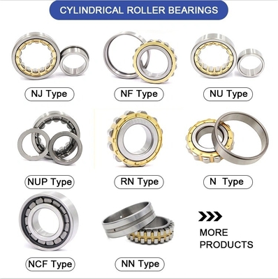 P6 Präzisionsbewertung SL06024-E Zylindrisches Rolllager mit Doppelreihe und Stahlkäfig