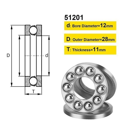 51204 51205 51206 51207 51208 51209 Kugeltreiblager für OEM-Dienstleistungen