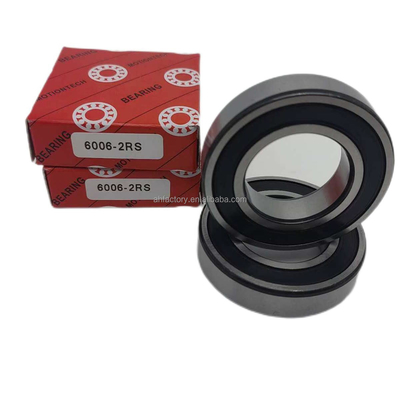 Motorrad-Groove Kugellager 6006-2RS Kupferkäfig und ISO9001 2008 zertifiziert
