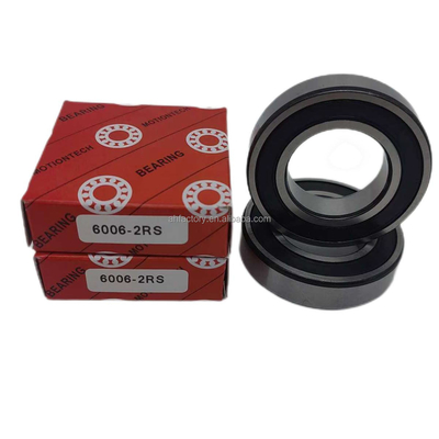 Motorrad-Groove Kugellager 6006-2RS Kupferkäfig und ISO9001 2008 zertifiziert