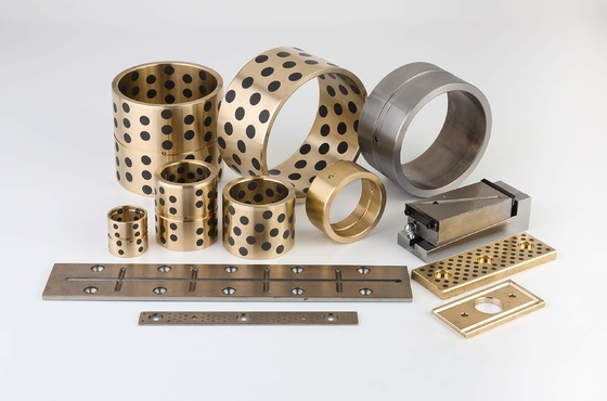 Metrische Plain Sintered Bronze Bush Lager 35*68*55mm für Geschäftsumfang in Braun
