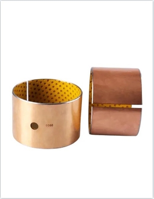Metrische Plain Sintered Bronze Bush Lager 35*68*55mm für Geschäftsumfang in Braun