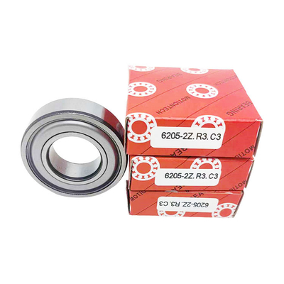 0-25mm Bohrgröße 6205-2Z/C3 Tiefen Rillen Kugellager mit ISO9001 2008 Zertifizierung
