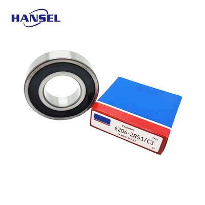 Bohrgröße 0 30 mm S K F Tiefen Rillen Kugellager 6206-2RS1/C3 für Leistung