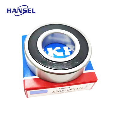 Bohrgröße 0 30 mm S K F Tiefen Rillen Kugellager 6206-2RS1/C3 für Leistung