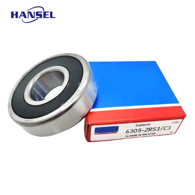 Tiefgrubenkugellager 6305-2RS1/C3 Miniaturlager für Einreihenbauten