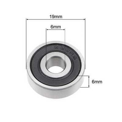 Stahl-Miniatur-Tiefenrillenballlager 627RS 627ZZ 627 2RS 0 7 mm Bohrung