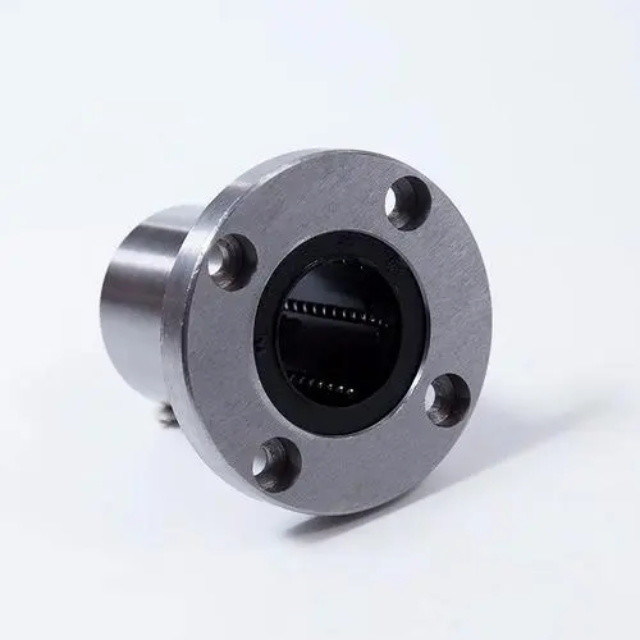 Langlebigkeit Rundflansch-Linearlager LMF6UU LMF8UU LMF10UU LMF12UU für Maschinenreparaturwerkstätten