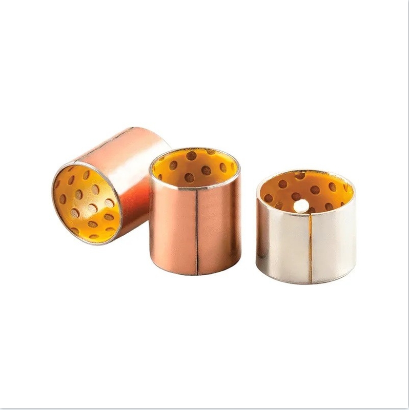 Metrische Plain Sintered Bronze Bush Lager 35*68*55mm für Geschäftsumfang in Braun